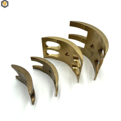 Custom 2D/3D/Drawing Brass Parts CNC Milled by Metal Forging Machinery with Polishing
