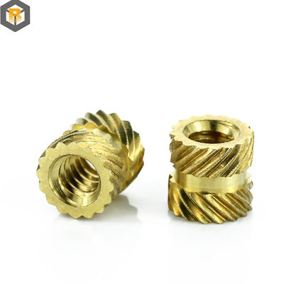 Alloy Threaded Insert Nuts Brass CNC Turning Part Micro Machining 0.002-0.01mm Spare Part