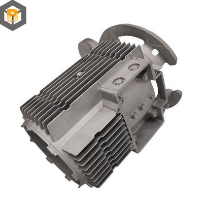 OEM Customized Aluminium Motor Body Spare Part with Vertical Pressure Chamber Structure