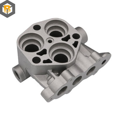 OEM Customized Aluminium Motor Body Spare Part with Vertical Pressure Chamber Structure