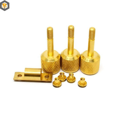 High Precision Custom Alloy Pin Knurled Nut Screw for CNC Lathe Turning Milling Parts