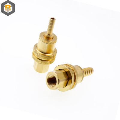Custom Metal Casting M CNC Brass Turned Parts Manufacturing Brass Coupling Machine Part
