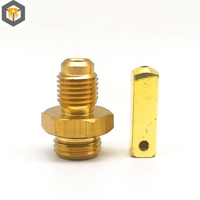 High Precision Brass Threaded Parts Custom CNC Machined for Mini Copper Turning Parts