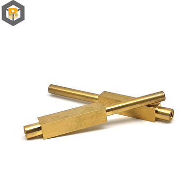 High Precision Brass Threaded Parts Custom CNC Machined for Mini Copper Turning Parts