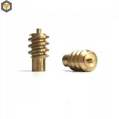 Small 5 Axis CNC Brass Parts Custom by 2D/3D/Drawing for Metal Machining Services