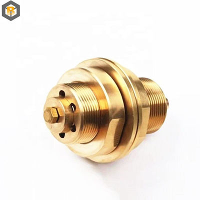 Small 5 Axis CNC Brass Parts Custom by 2D/3D/Drawing for Metal Machining Services