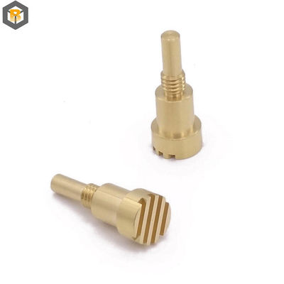 Small 5 Axis CNC Brass Parts Custom by 2D/3D/Drawing for Metal Machining Services