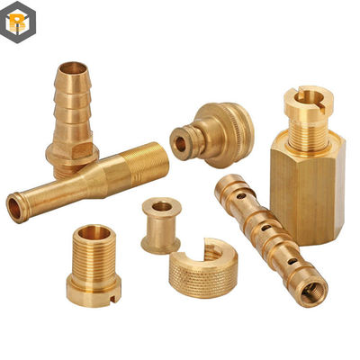 Precision Machining Turned CNC Machine Parts Custom by 2D/3D/drawing Alloy Brass