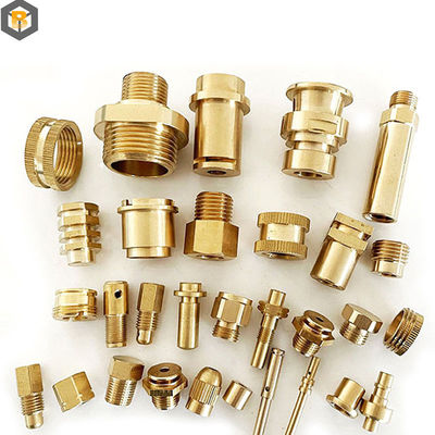 OEM Customized Polished Alloy Precision Mechanical Products CNC Brass Parts Spare Part