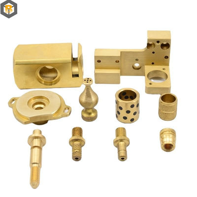 Alloy Custom-Made Brass Shaft Collar Brass Bushings Precision Brass CNC Machine Part