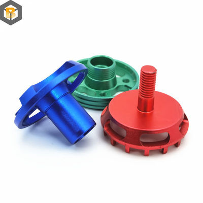 Mechanical Spare Part Alloy Custom CNC Machining Aluminum Parts with Anodizing Color