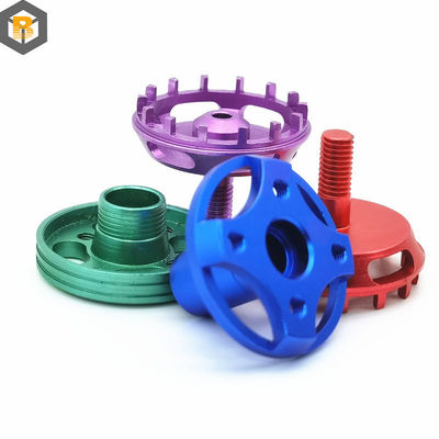 Mechanical Spare Part Alloy Custom CNC Machining Aluminum Parts with Anodizing Color