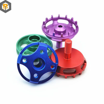 Mechanical Spare Part Alloy Custom CNC Machining Aluminum Parts with Anodizing Color