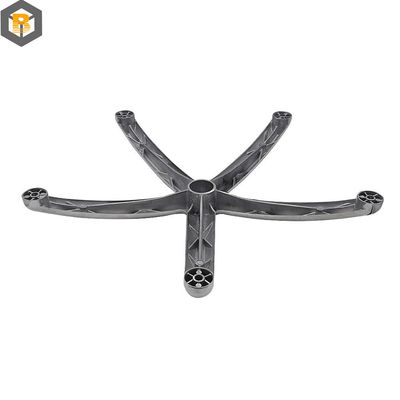 Vertical Pressure Chamber Structure Furniture Aluminum Alloy Chair Base with 1 Level