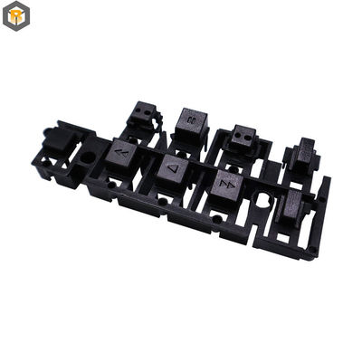 Mass Production Black Anodation Turning Shaft Parts for 4 Axis CNC Machining in Alloy