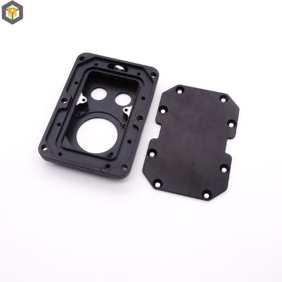 Custom 2D/3D/Drawing CNC Machining Aluminum 6061 7075 Spare Part with Black Anodized