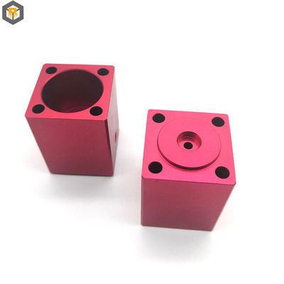 Alloy Metal Cutting Machine Custom CNC Machining Service Anodized Aluminum Spare Part