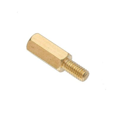 Custom by 2D/3D/drawing CNC Machined Metal Male Female Threaded Hex Bolts Machine Part