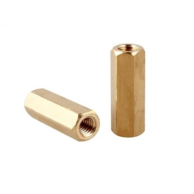 Custom by 2D/3D/drawing CNC Machined Metal Male Female Threaded Hex Bolts Machine Part