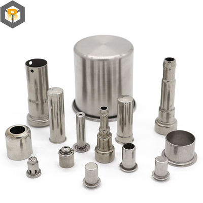 Custom 2D/3D Drawing Sheet Metal Stamping Machine Part at Vertical Pressure Chamber Structure