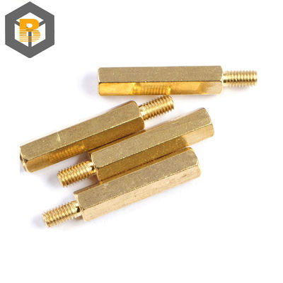 Customized Metal Thread Hex M6 Bolt Spacer Machine Part for Custom by 2D/3D/drawing