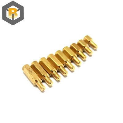 Customized Metal Thread Hex M6 Bolt Spacer Machine Part for Custom by 2D/3D/drawing