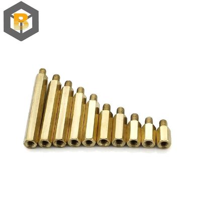Customized Metal Thread Hex M6 Bolt Spacer Machine Part for Custom by 2D/3D/drawing