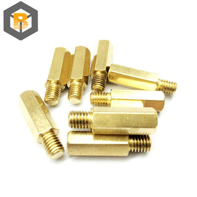Customized Metal Thread Hex M6 Bolt Spacer Machine Part for Custom by 2D/3D/drawing