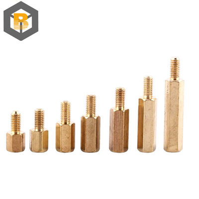 Custom CNC Turned Parts Hex Spacer Thread Female Motherboard Standoffs Nut Machine Part