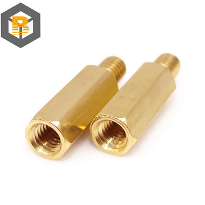 Hex Brass Male Female Standoff Board Stud Metric Hexagon Threaded Pillar PCB Motherboard Spacer Bolt Screw M2m2.5m3 M4 M5*2-80mm Custom by 2D/3D/drawing