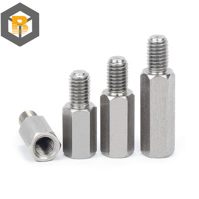 Custom Stainless Steel Hex Standoff Male to Female Spacer Precision Machining Part 2D