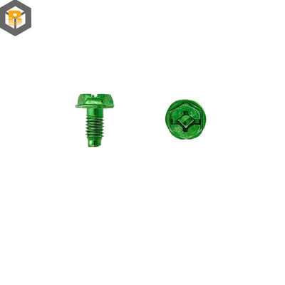 BY-0507 Carbon Steel Green Screw Special Applications Security Fasteners Spare Part