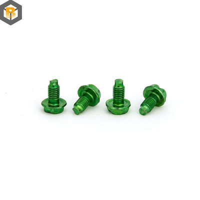 BY-0507 Carbon Steel Green Screw Special Applications Security Fasteners Spare Part