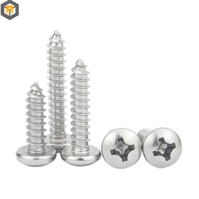 Round Head Stainless Steel Screws and Fasteners Customized by 2D/3D/Drawing for Machinery