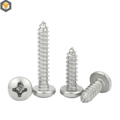 Round Head Stainless Steel Screws and Fasteners Customized by 2D/3D/Drawing for Machinery