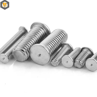 Stainless Steel Three Spot Weld Screw Special Head Screw Machine Part Polished Finish