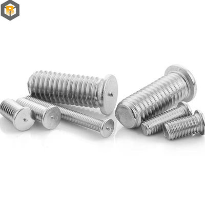Stainless Steel Three Spot Weld Screw Special Head Screw Machine Part Polished Finish