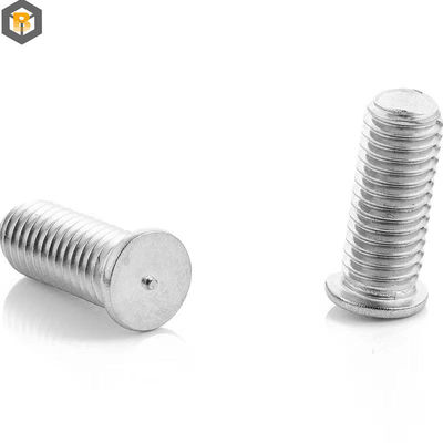 Stainless Steel Three Spot Weld Screw Special Head Screw Machine Part Polished Finish
