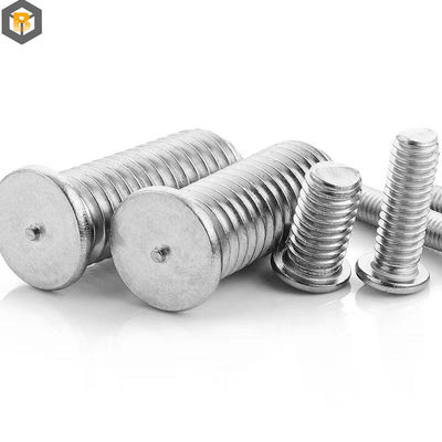 Stainless Steel Three Spot Weld Screw Special Head Screw Machine Part Polished Finish