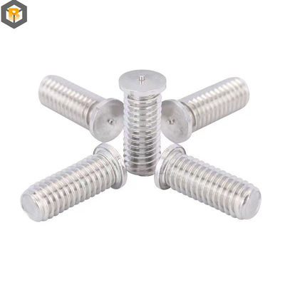 Stainless Steel Three Spot Weld Screw Special Head Screw Machine Part Polished Finish
