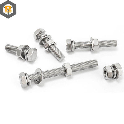 Custom by 2D/3D/drawing Super Alloy Steel 25cr/2mova/B16 Hex Head Bolt Machine Part