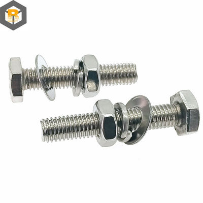 Custom by 2D/3D/drawing Super Alloy Steel 25cr/2mova/B16 Hex Head Bolt Machine Part