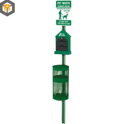 Custom by Stainless Steel Pet Waste Station Post Dog Poop Bag Dispenser Station Metal Processing Machine Part