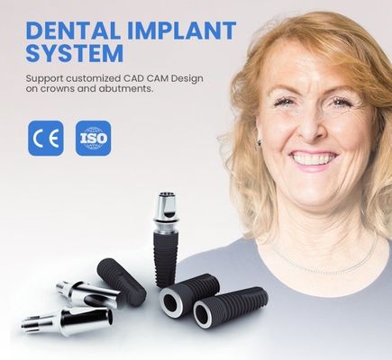 2D/3D Customized Dental Implant Prosthetic Abutment for Narrow Regular Neck Implants