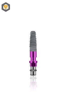 Pure Titanium Dental Implant Bone Level Fixture CE/ISO13485 S.L.a Surface Customized