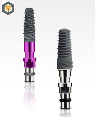 Pure Titanium Dental Implant Bone Level Fixture CE/ISO13485 S.L.a Surface Customized