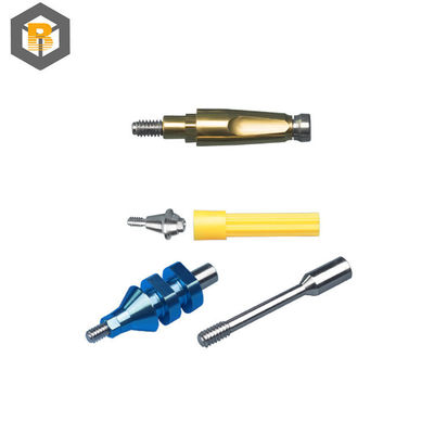 Custom Dental Implant Abutment Titanium Alloy Retaining Screws Straight Plural Abutment Precision Machining Part