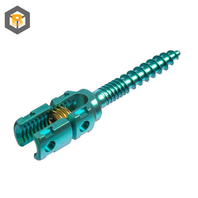 5.5mm Double Threaded Spinal Pedicle Screw Fixation System Customized by 2D/3D/drawing