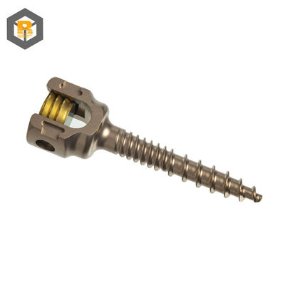 5.5mm Double Threaded Spinal Pedicle Screw Fixation System Customized by 2D/3D/drawing
