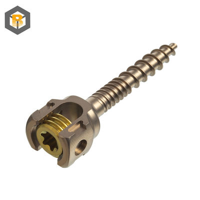 5.5mm Double Threaded Spinal Pedicle Screw Fixation System Customized by 2D/3D/drawing